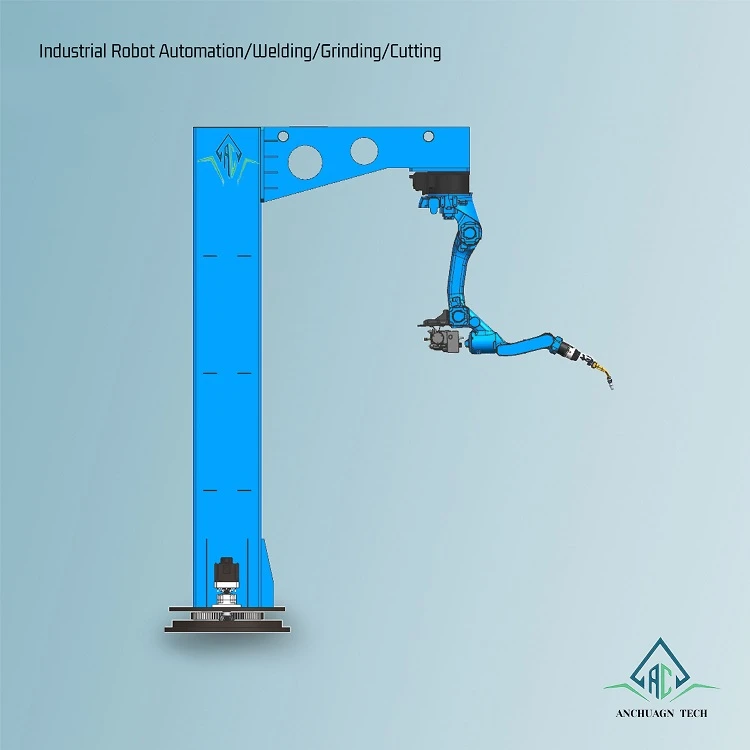 Robot Upside Down Cantilever Rotating Column